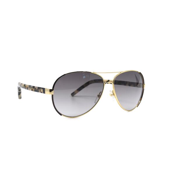 MARC JACOBS 66/S UCEIC GOLD/BLACK GREY GRADIENT AVIATOR SUNGLASSES - Picture 3 of 9